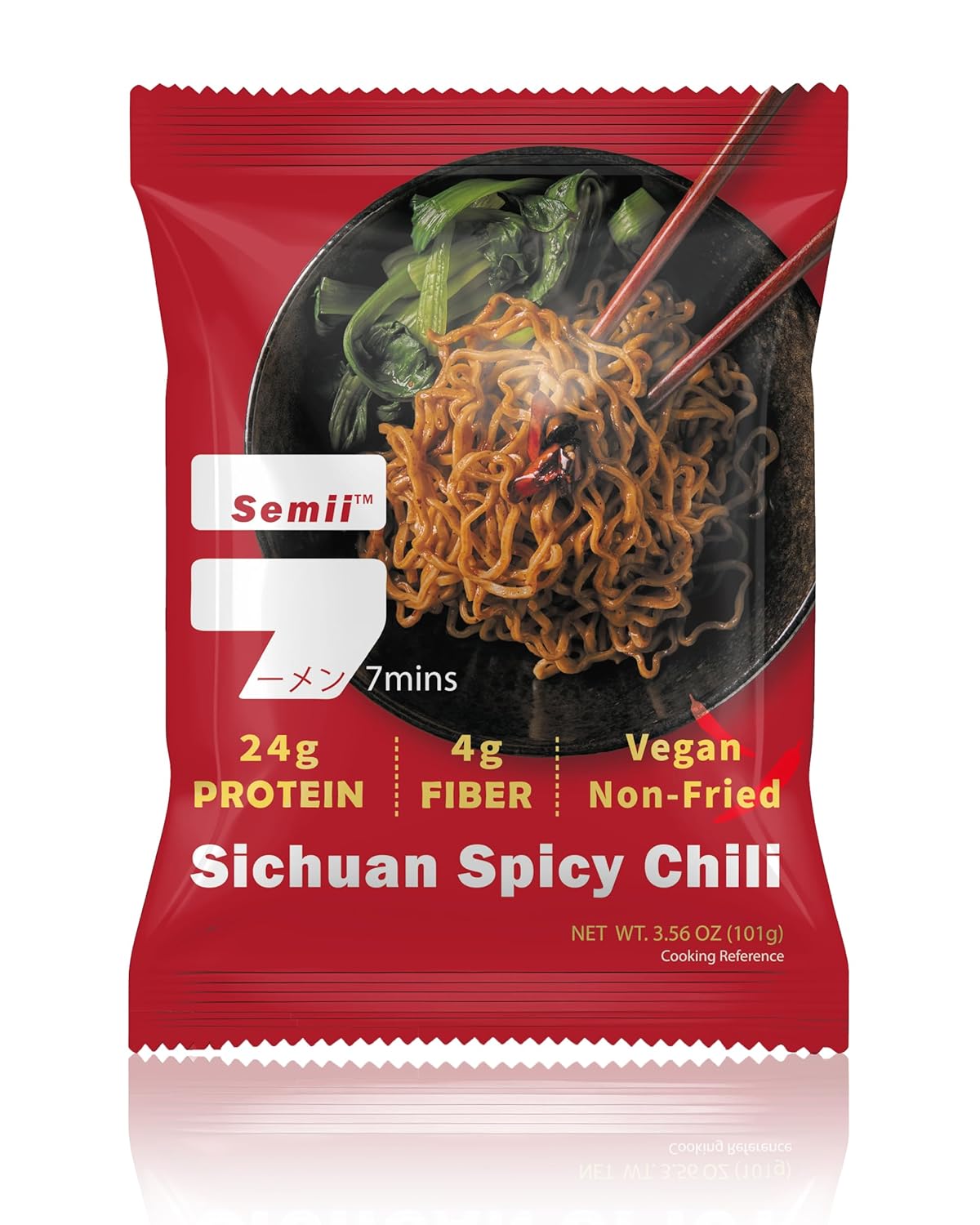 Semii High Protein Ramen Noodles, Sichuan Spicy Chili Flavor