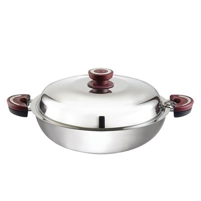 BUFFALO FUNCTION SERIES S/S FLAT WOK 32CM